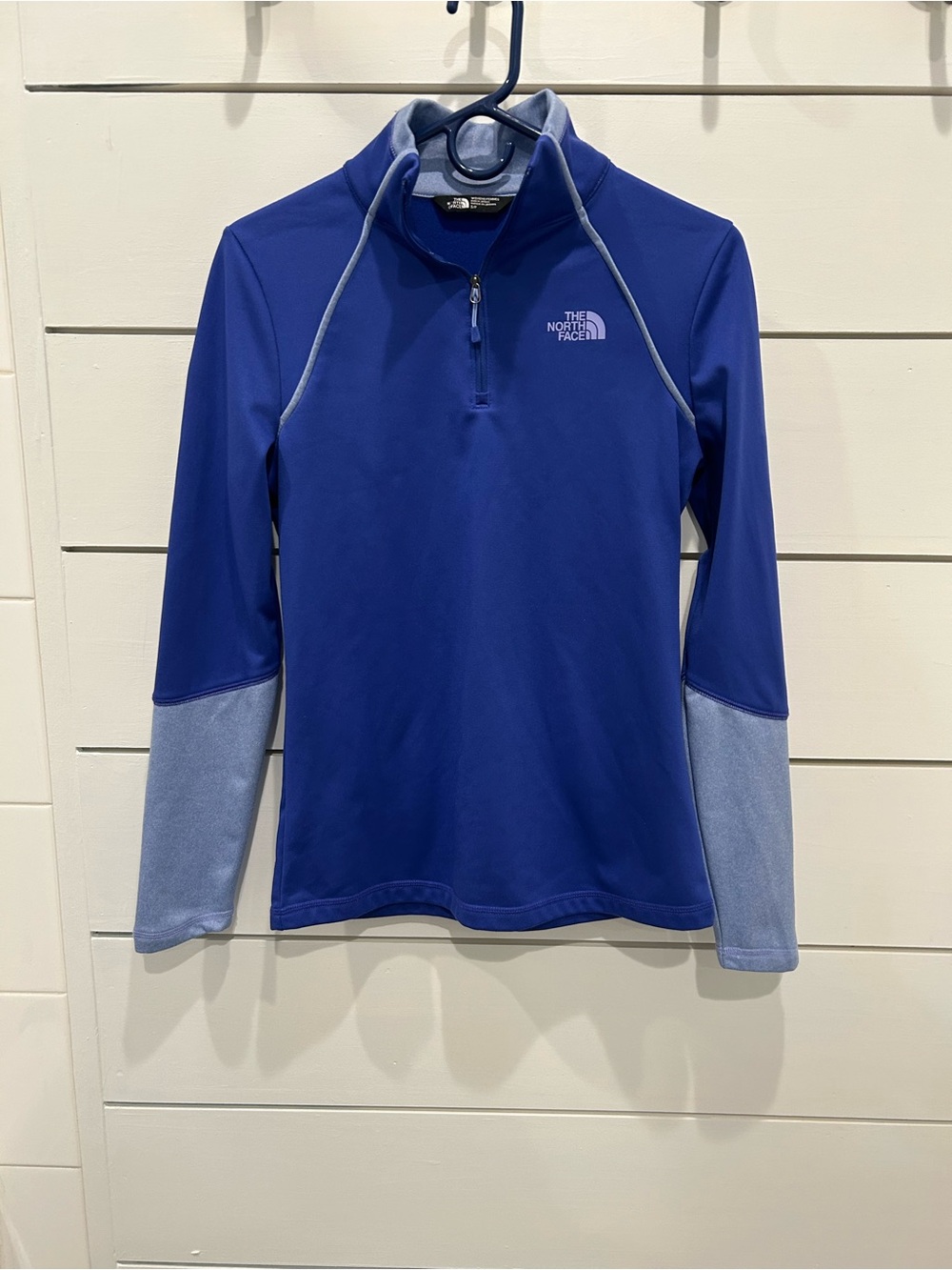 The North Face Royal Blue & Light Blue Women's 1/4 Zip Pullover